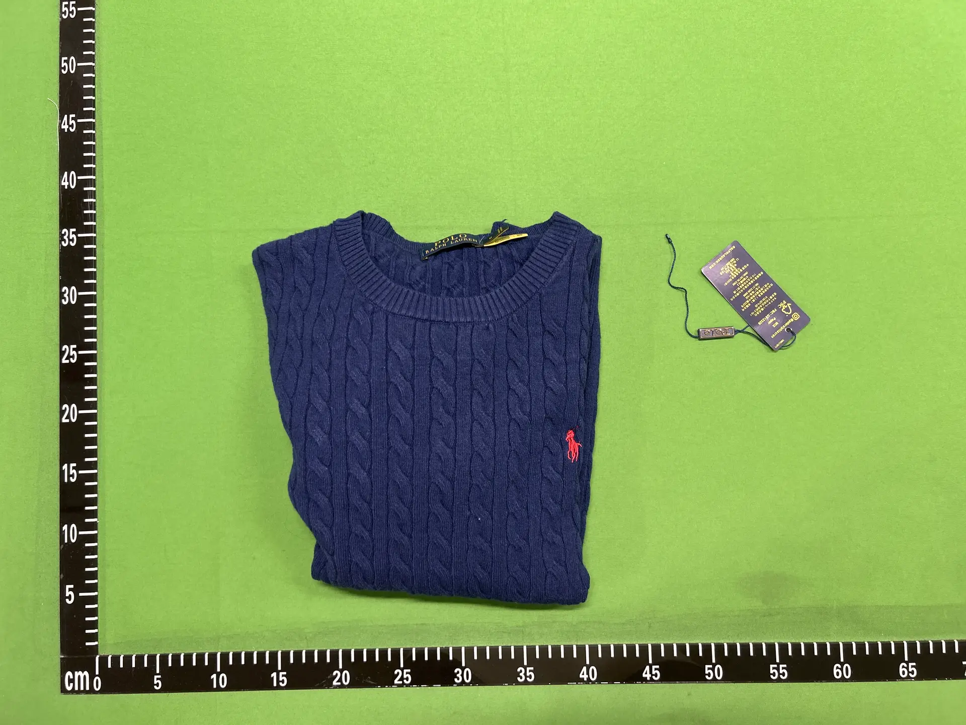 Polo Ralph Lauren Cable Knit Sweater Navy
