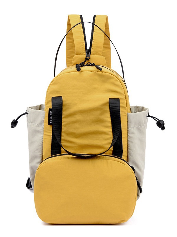 2024 New Backpack Sports Fitness Bag Mother Bag Multifunctional Lightweight Outdoor Backpack Crossbody Chest Bag Waist Bag
