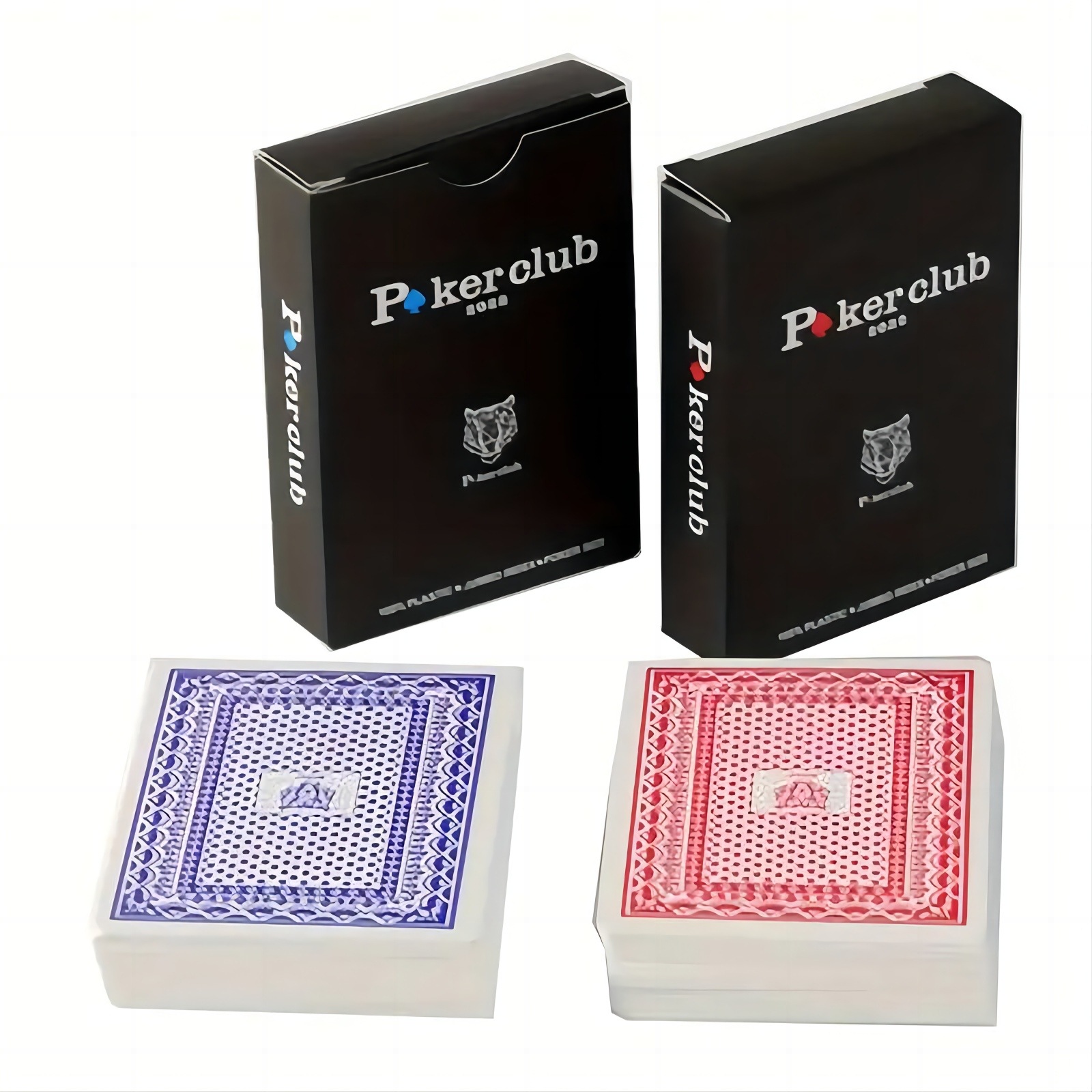 poker club poker wide character poker waterproof plastic PVC Texas poker foreign trade cross-border wholesale