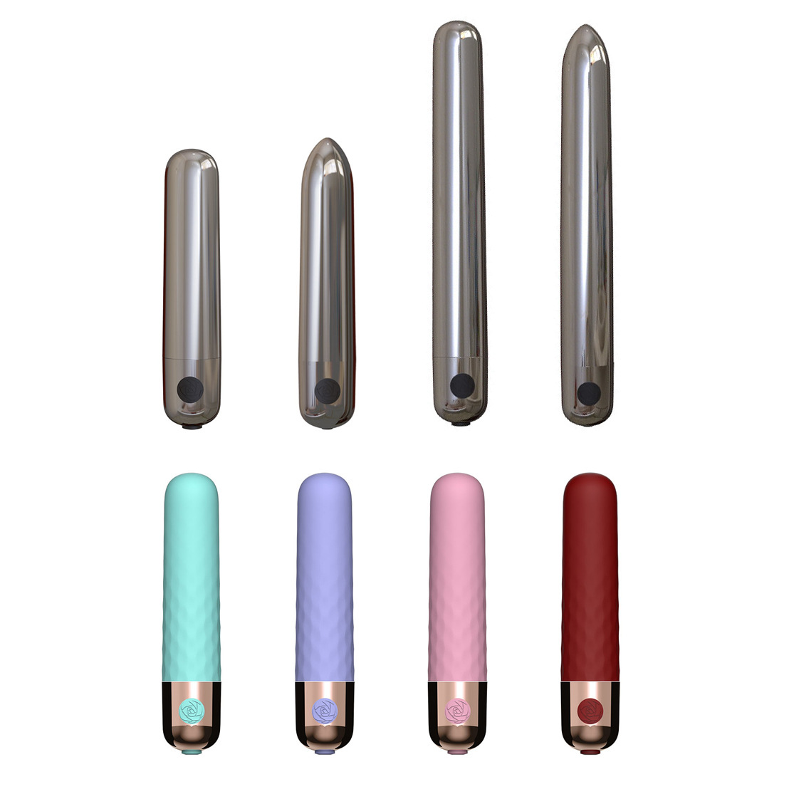 10 Frequency Charging Mini Bullet Vibrator Full Silicone Bullet Vibrator Adult Supplies Female Masturbator