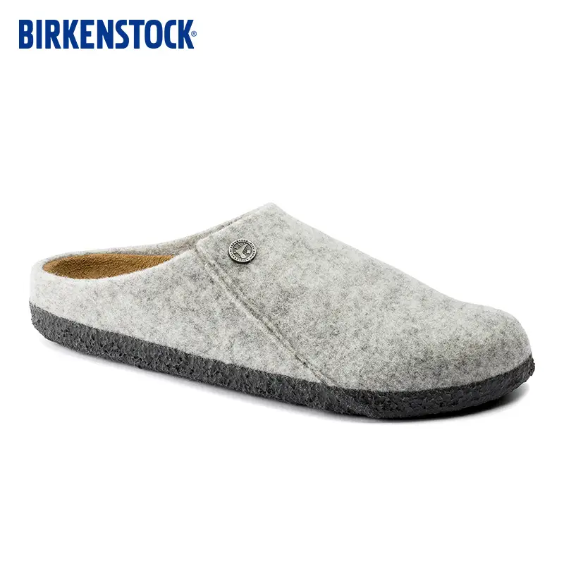 Birkenstock German Import Men's and Women's Wool Felt Heattech Baotou Zermatt Home Slippers