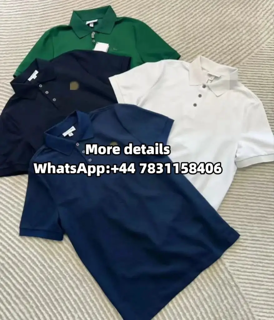 Lacoste Polo Shirts Green Navy White Black