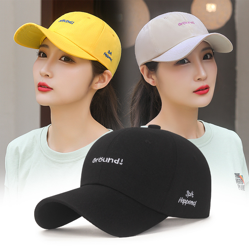New Style Small Fresh Couple Baseball Cap Casual Soft Top Sunshade Sunscreen Cap Men's and Women's Student Fashion Hat