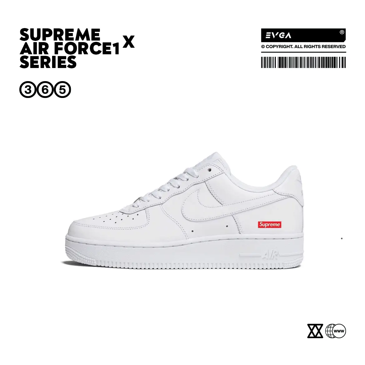 SUP x AF 1 Supreme Air Force Collaboration Collection
