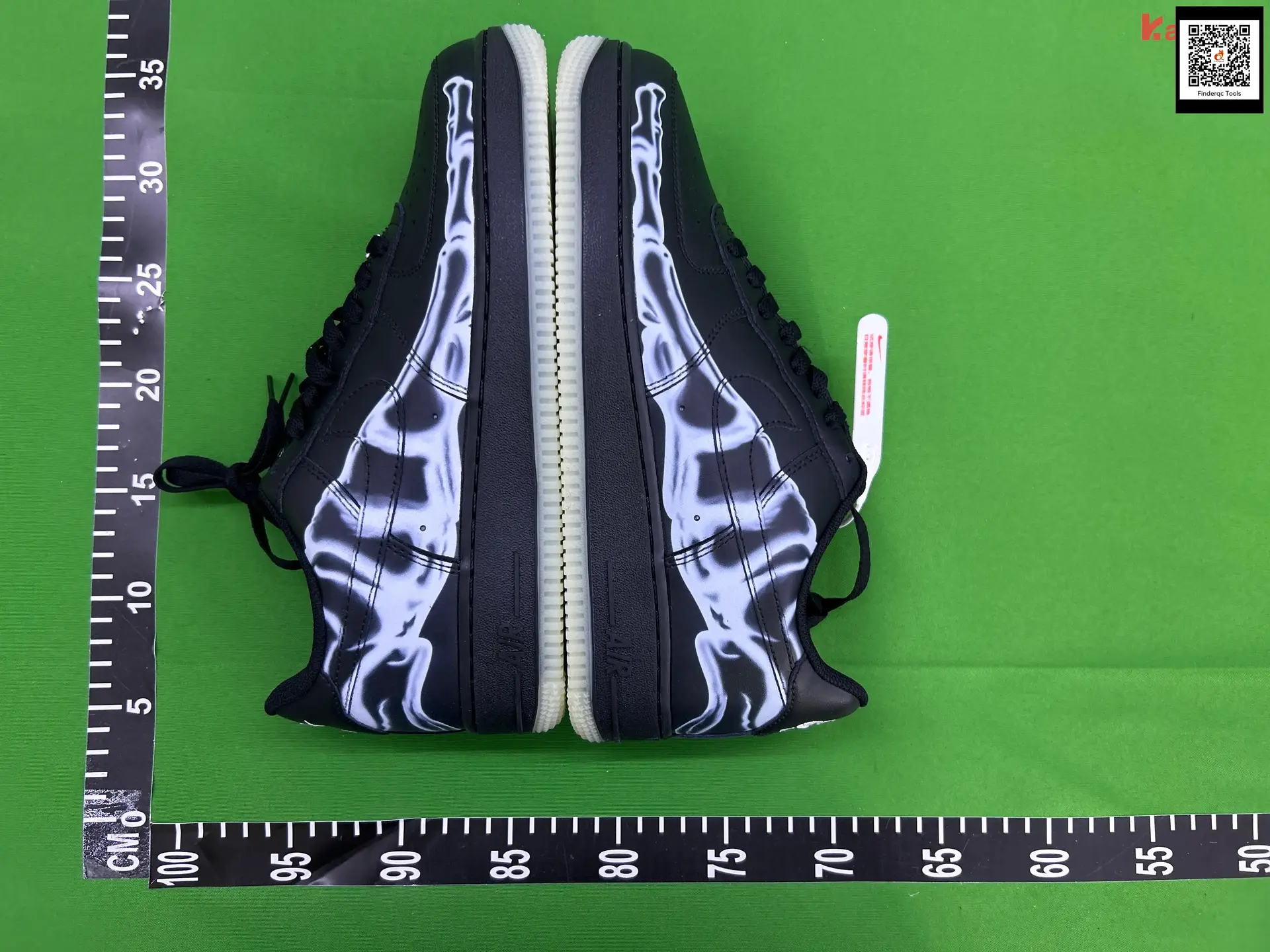 Nike Air Force 1 Skeleton Black