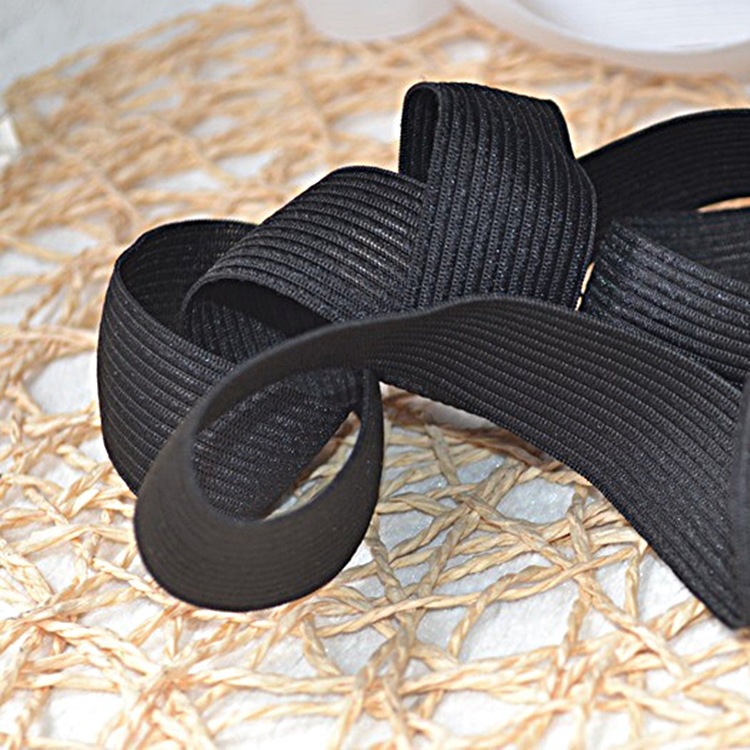 Factory spot pants latex knitted 7cm elastic band cuff narrow rubber clothing underwear soft rubber band