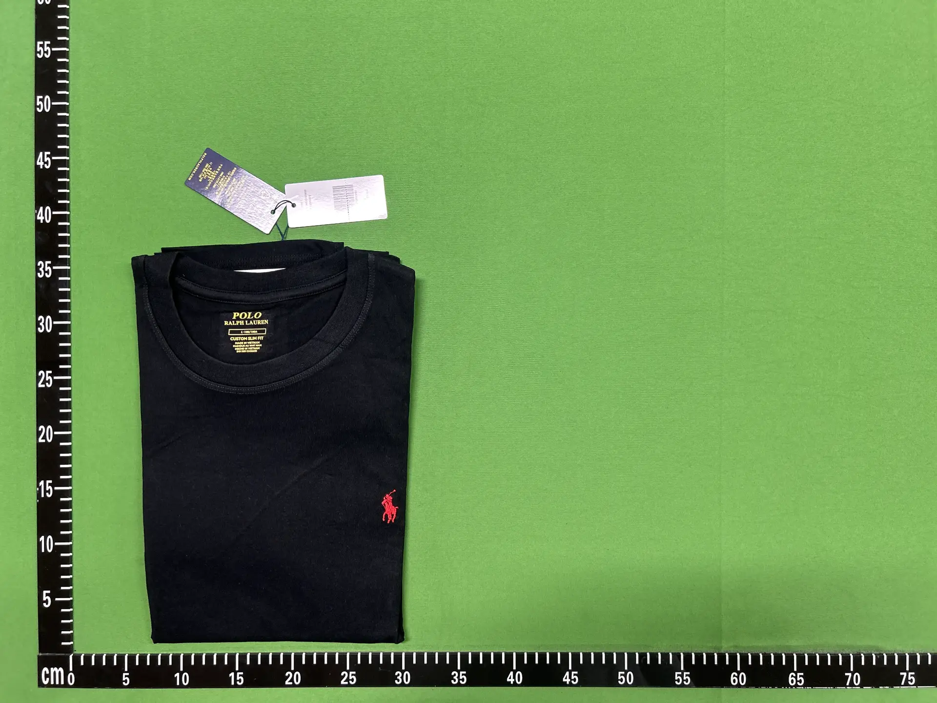 Polo Ralph Lauren Custom Slim Fit Black T-Shirt