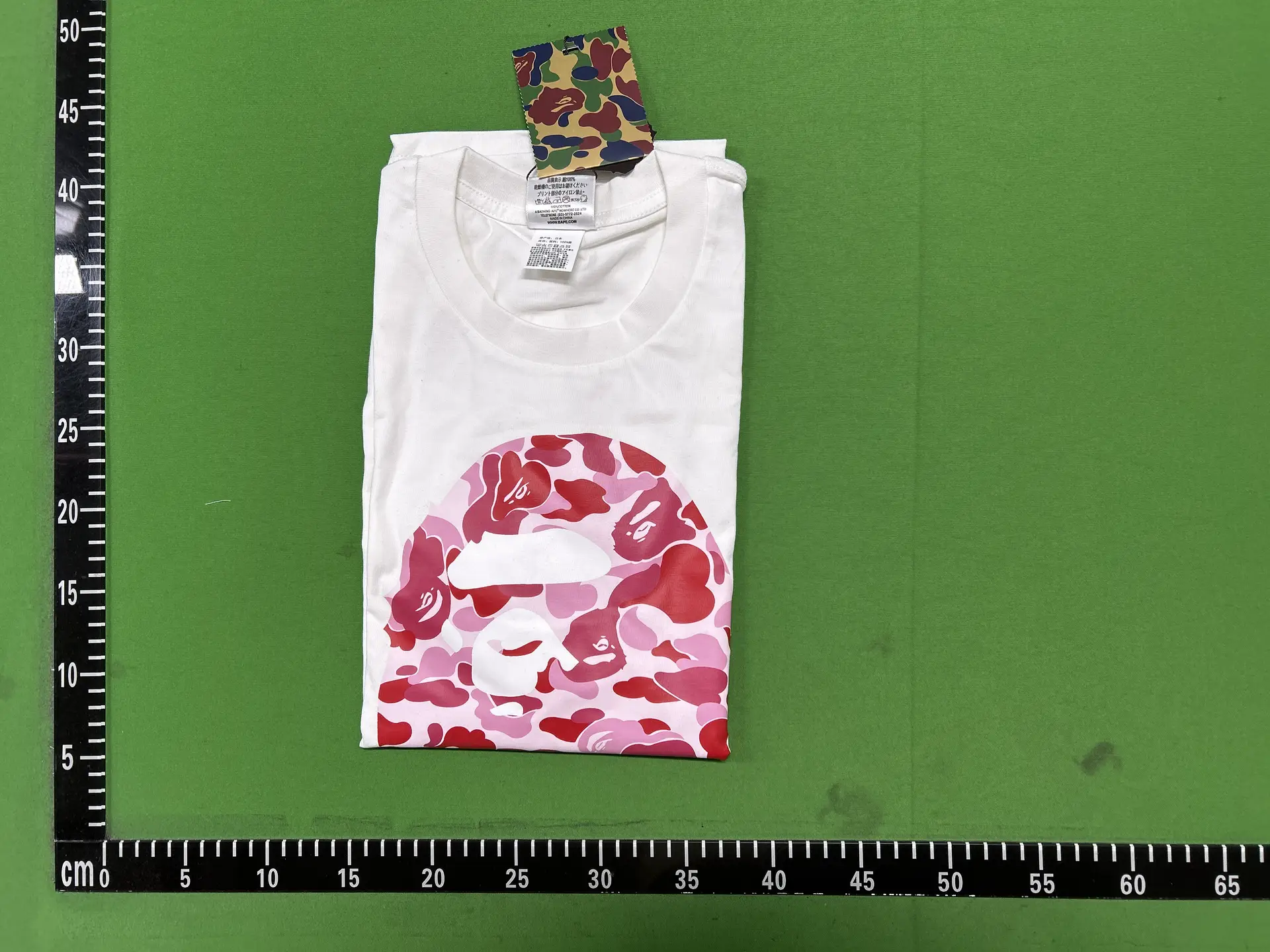 A Bathing Ape Baby Milo T-Shirt Pink Camo
