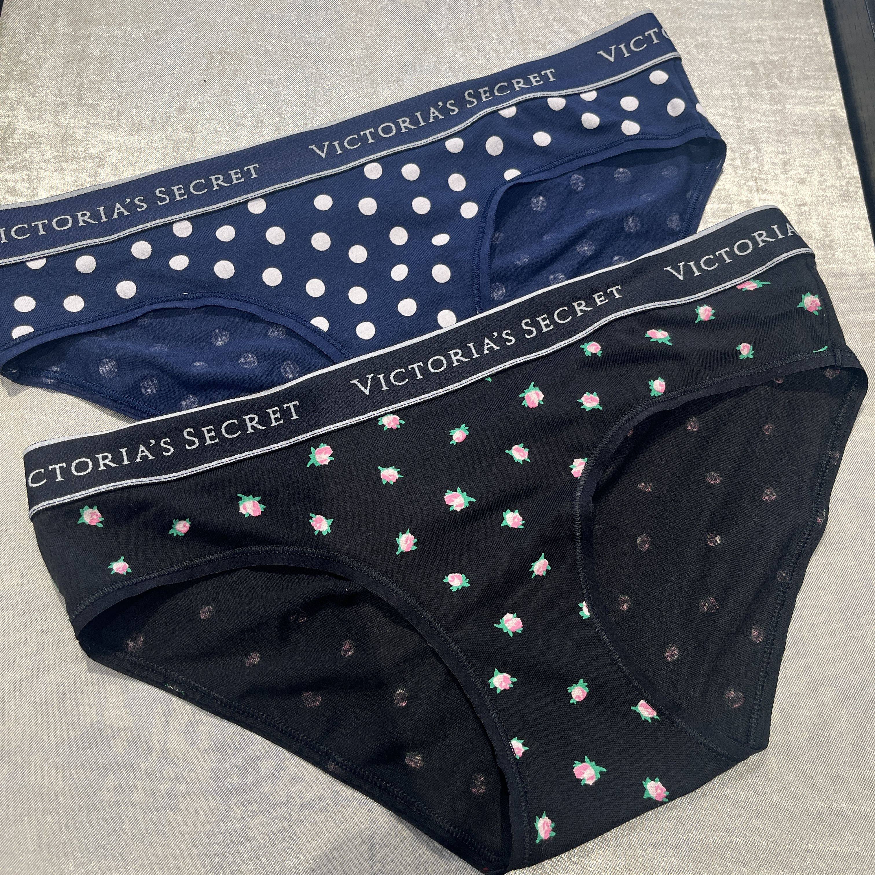 5 Pairs of Victoria's Secret Vs Classic Modal Cotton Briefs with Exquisite Prints for Women, Priced at 328 Yuan Foto QC de TAOBAO na Qualit.ly