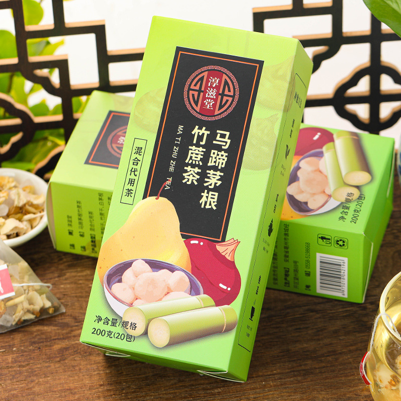 Chun Zitang horseshoe Mao root bamboo cane tea 200g fruit tea pear dried water chestnut dried sugar cane variety of fruit tea