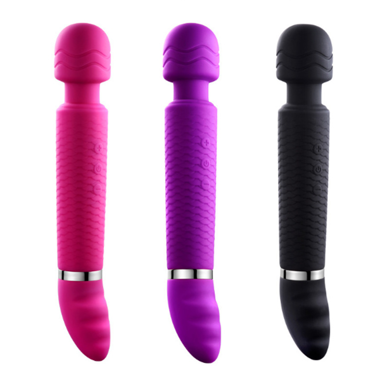 Double-Headed Dragon Scale Av Stick Silicone Vibrating Massage Stick Female Pleasure Device Couple's Flirting and Pleasure Tool Unisex