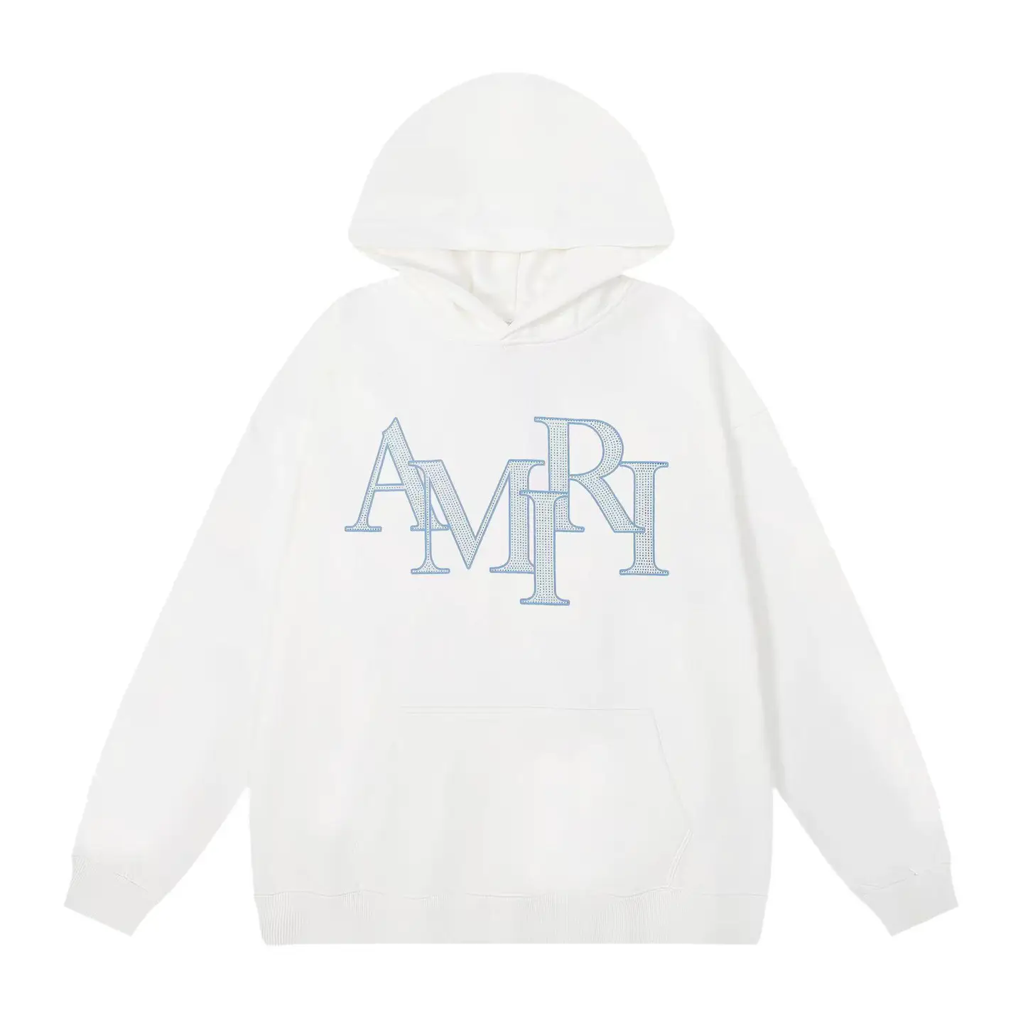 Cross-Border Foreign Trade American Fashion Am Classic Letter Print Hooded Sweatshirt Heavyweight Loose Versatile Hoodie for Men and Women Couples