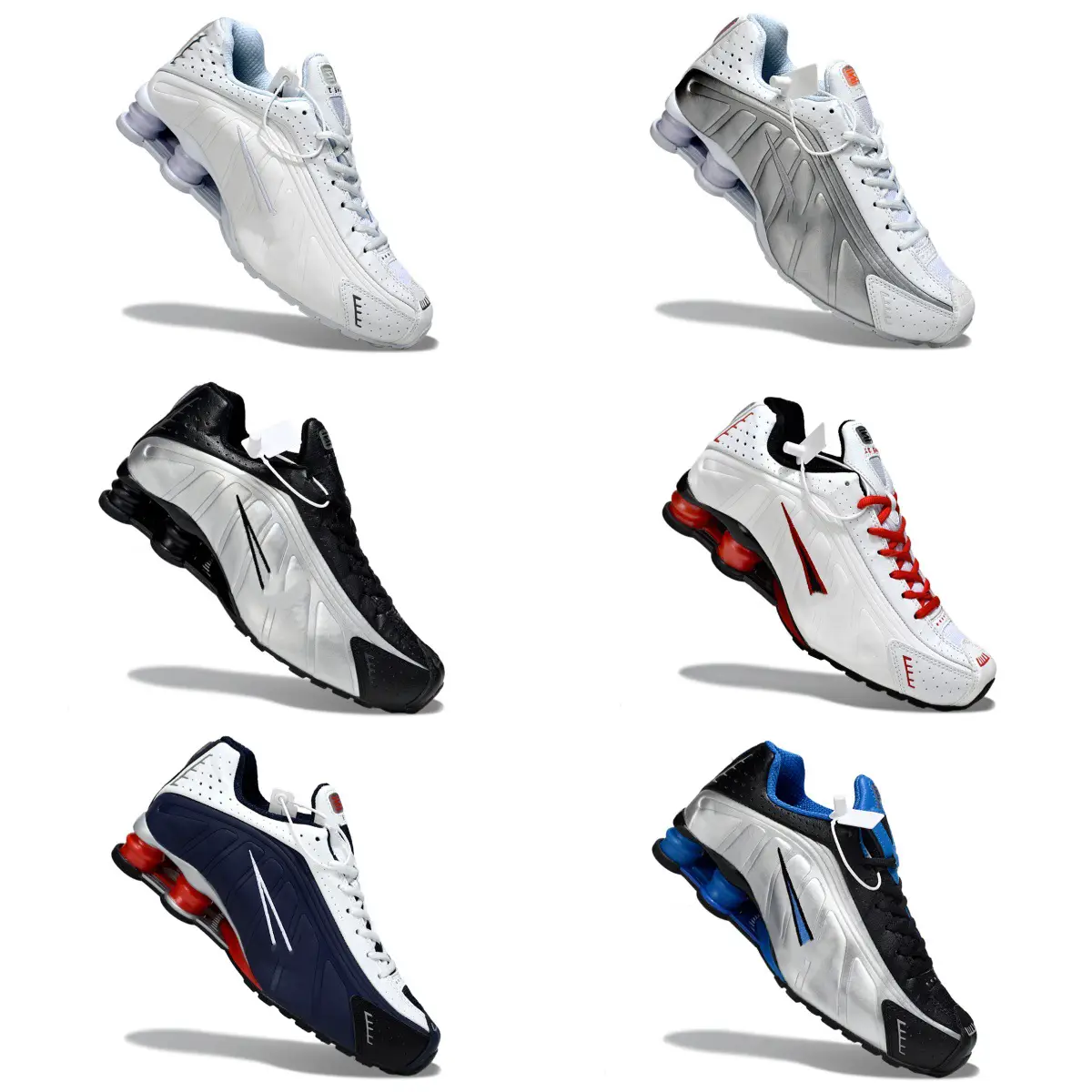 Shoxr4 Half-Size Student Sneakers for Men and Women, Celebrity Style Trendy Street Dance Versatile Platform Shoes, Large Size Men's Shoes