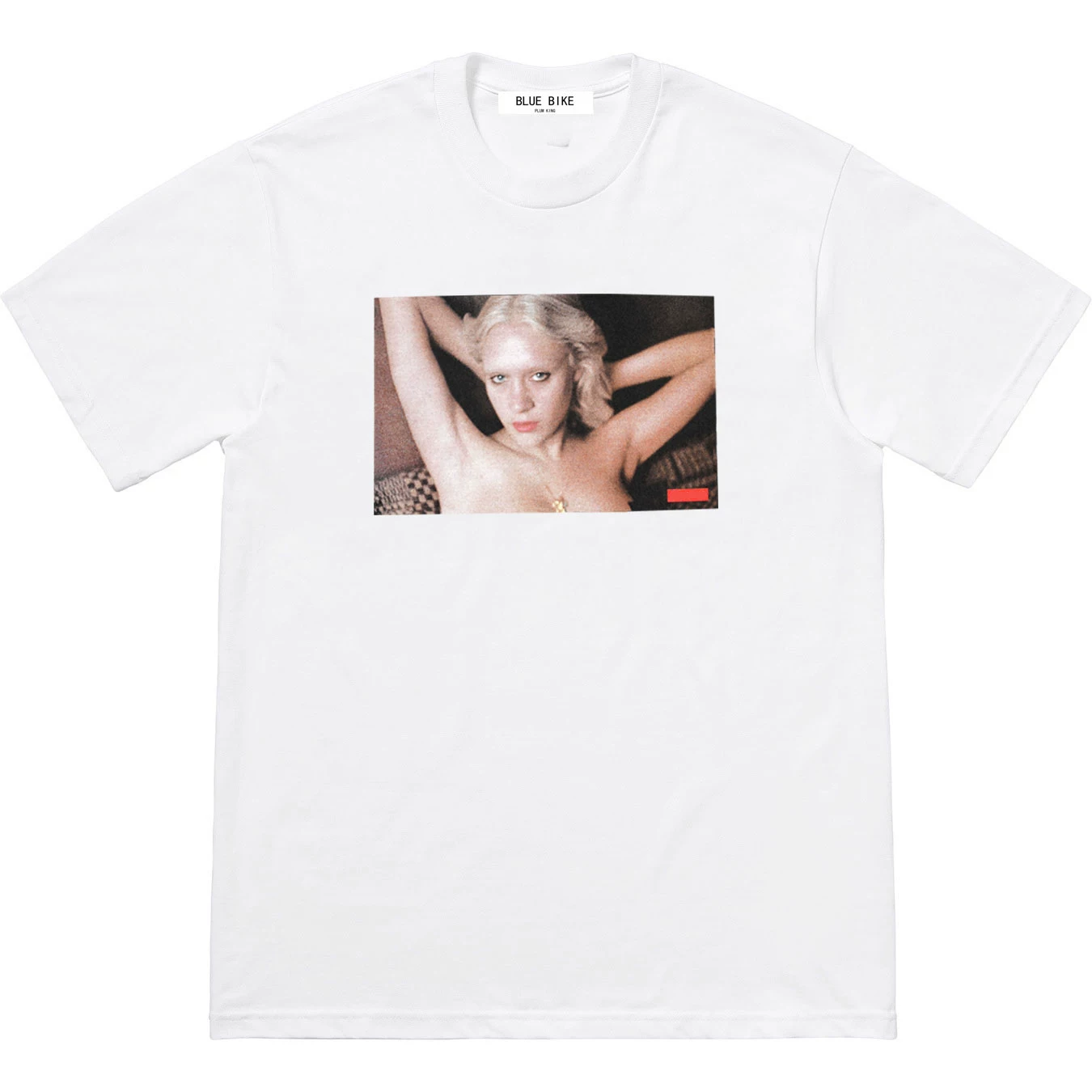 22SS Gummo Dot Tee Beauty Movie Portrait Pattern Printed Short Sleeve Round Neck Unisex Trendy