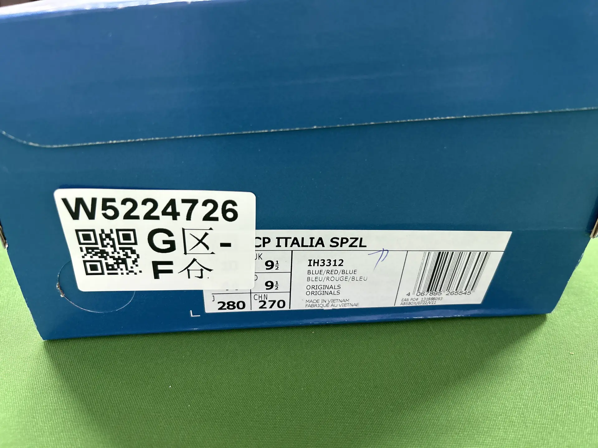 Adidas CP Italia SPZL IH3312 Blue Red Blue