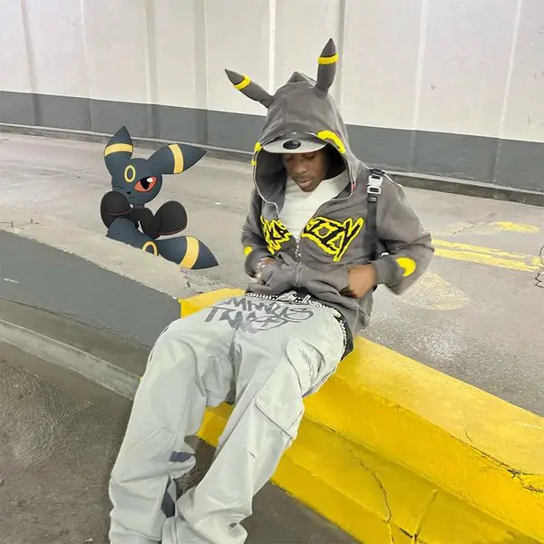 Heavy weight Sweatshirt Couple Hip-Hop Hooded pullover Ins Trendy Loose Outwear Men