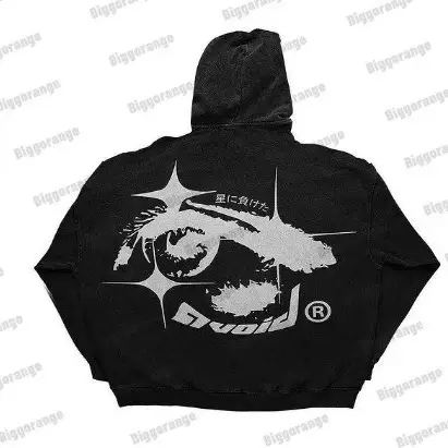 American Street Hip Hop Zipper Sweater Cross-border Trendy Brand y2k Top Zipper Coat Hoodie Autumn and Winter Hoodie
