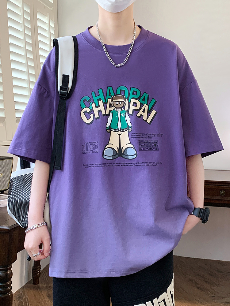 Junior high school students 12-15 years old boy summer 13 short-sleeved t-shirt 14 cotton half-sleeved 16 teenagers big children's clothes 17