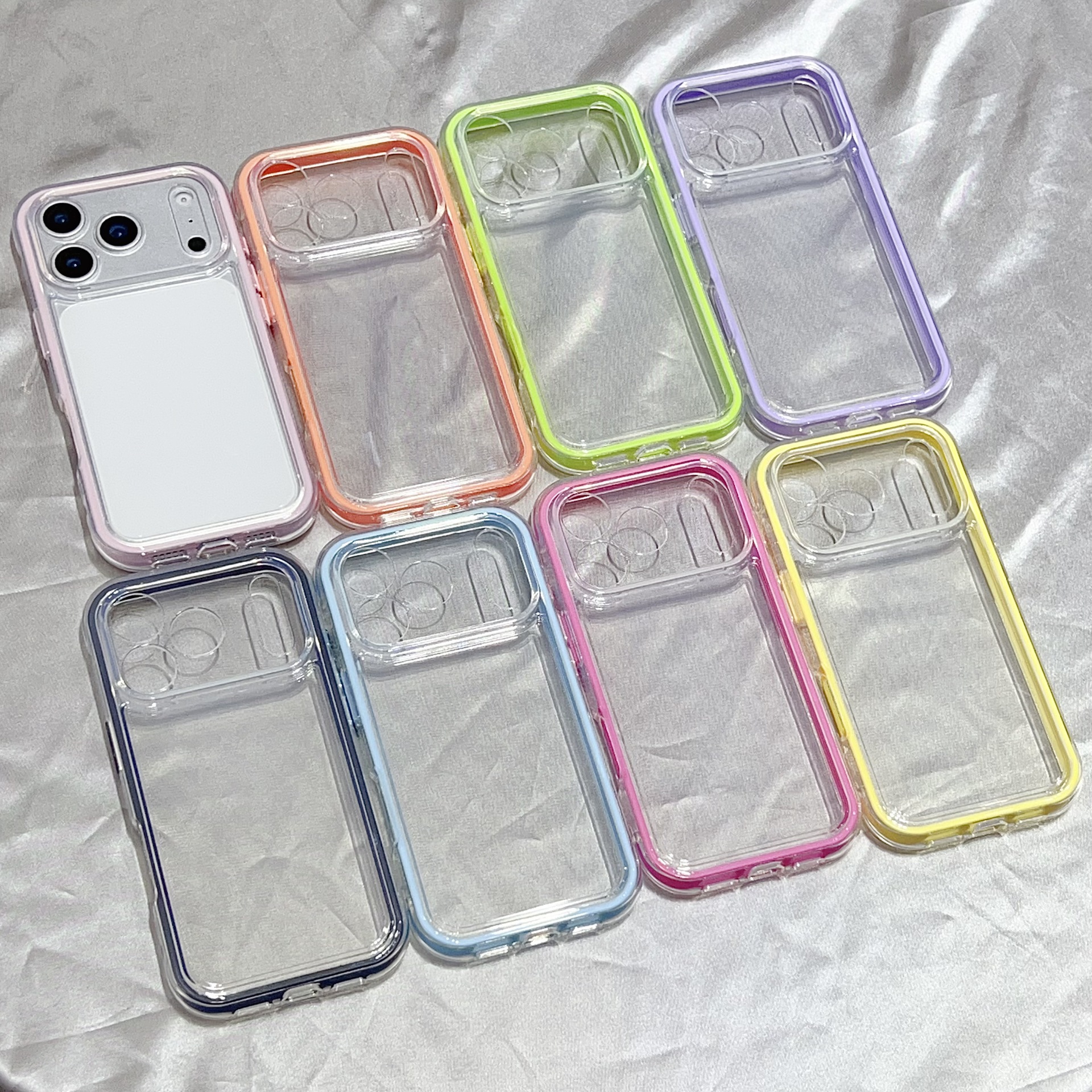 17 Suitable for Iphone17Pro Apple 17Promax Mobile Phone Case 16/15/14 Groove Glue-Injected 16Promax Foto QC de 1688 na Qualit.ly