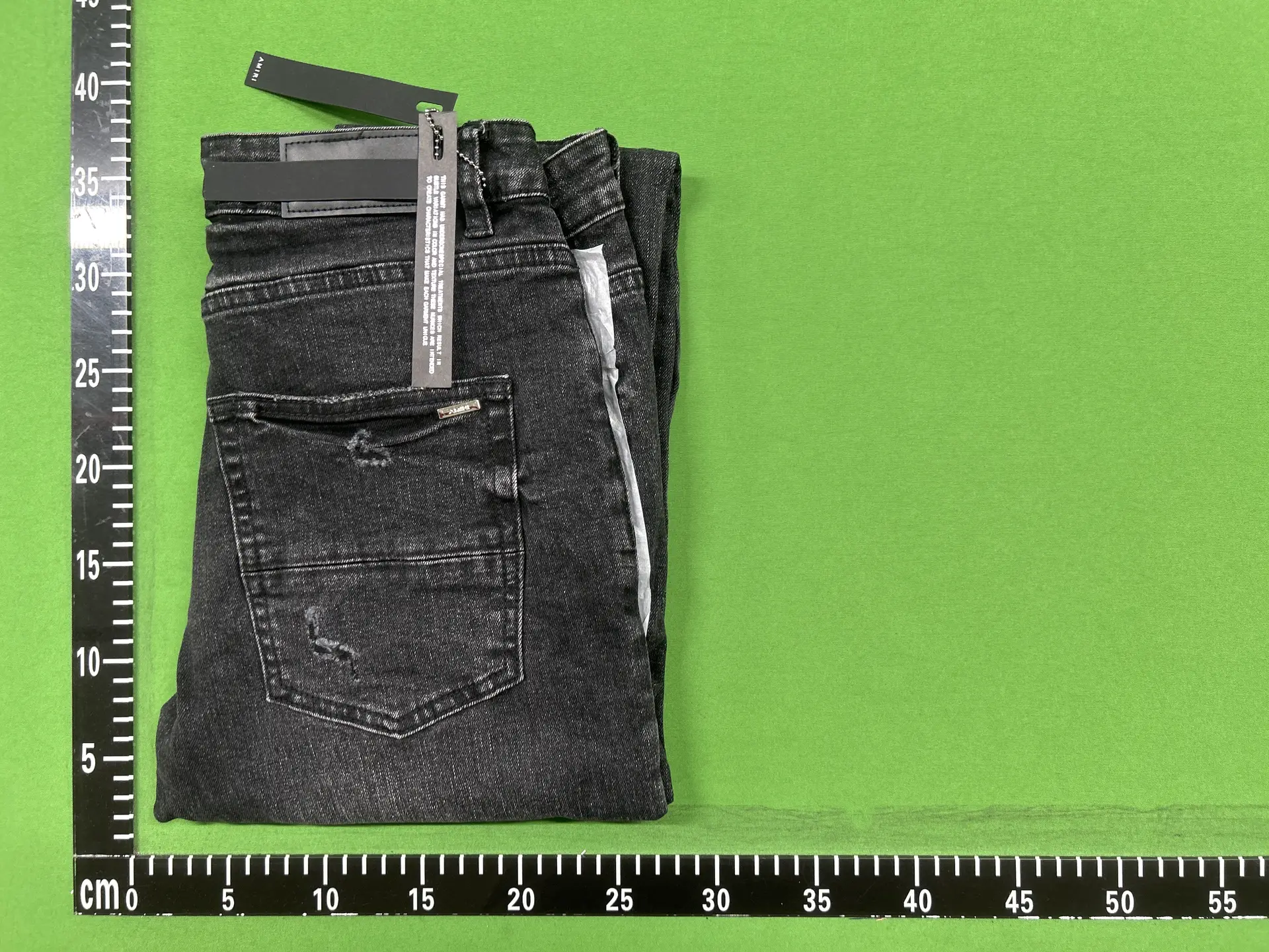 AMIRI Black Distressed Jeans