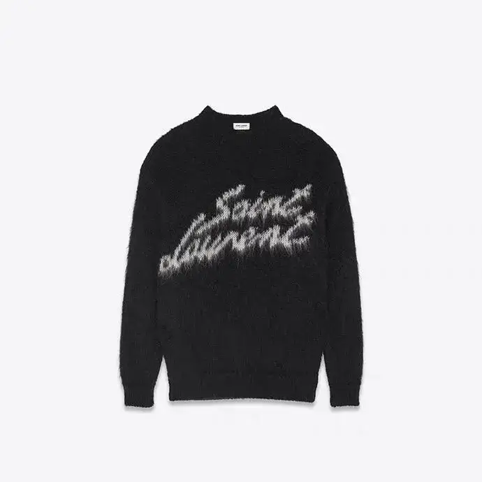Saint Laurent Black Mohair Sweater