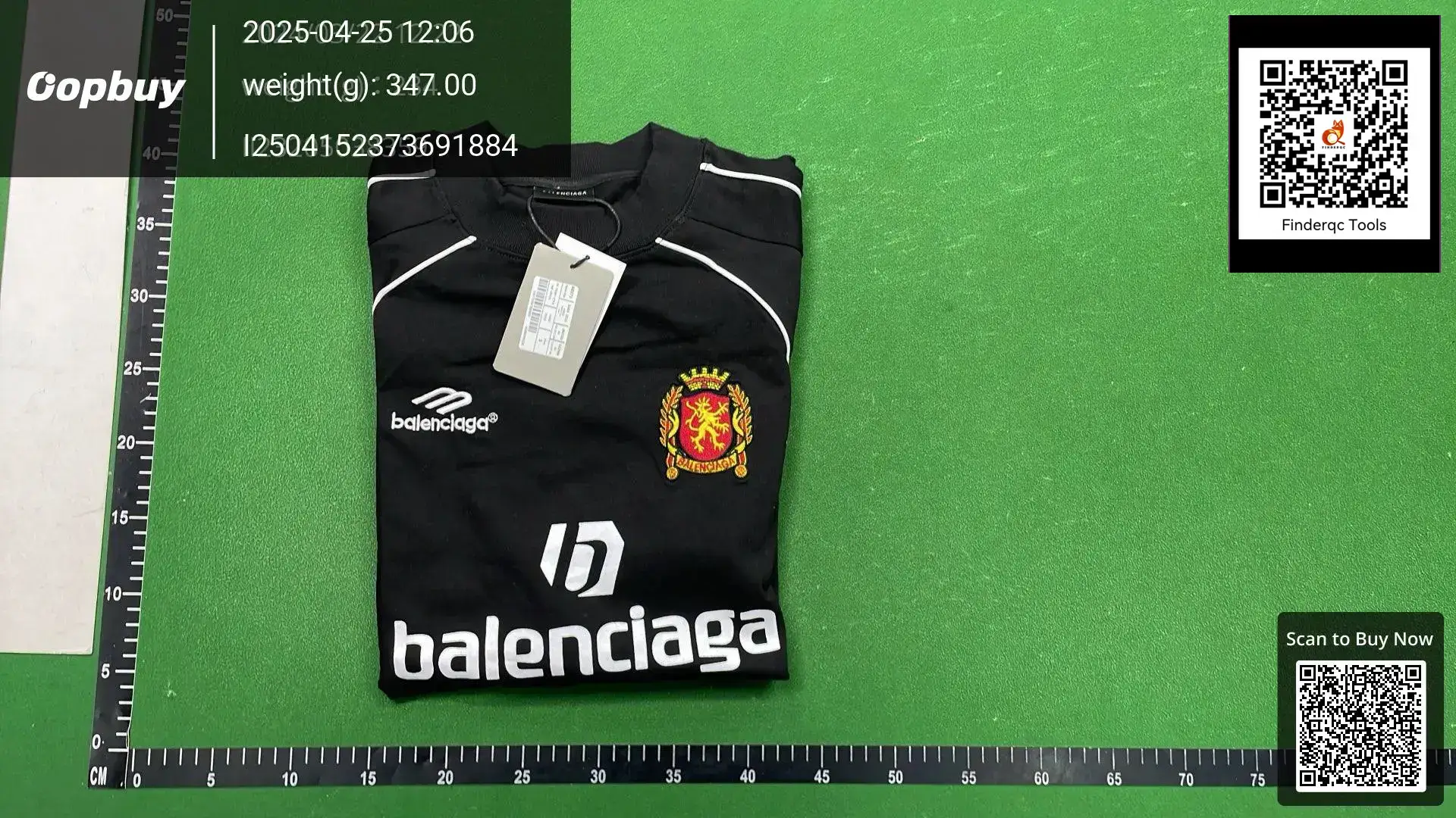 Paris High Version B Jiaman Football Short Sleeve Jersey Men's and Women's Fashion Brand 3M Embroidered Shield 3B Correct Edition T-Shirt