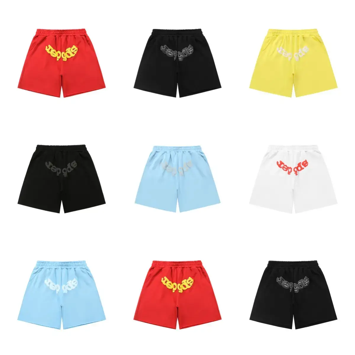 Cross-Border Export Supply 2025 Summer New Products 555555 Shorts Straight-Leg Pants for Men and Women