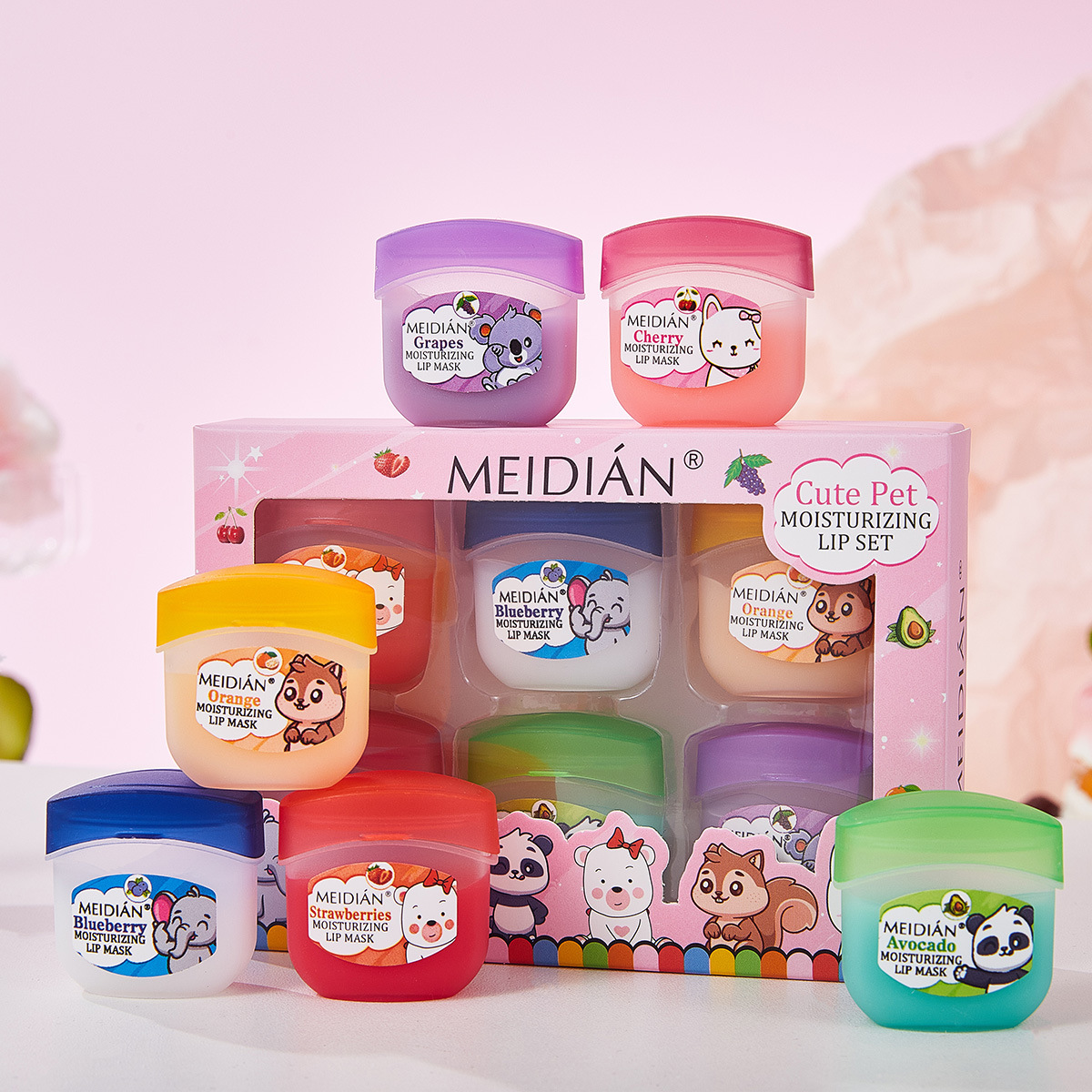 MEIDIÁN Cute Pet MOISTURIZING LIP SET