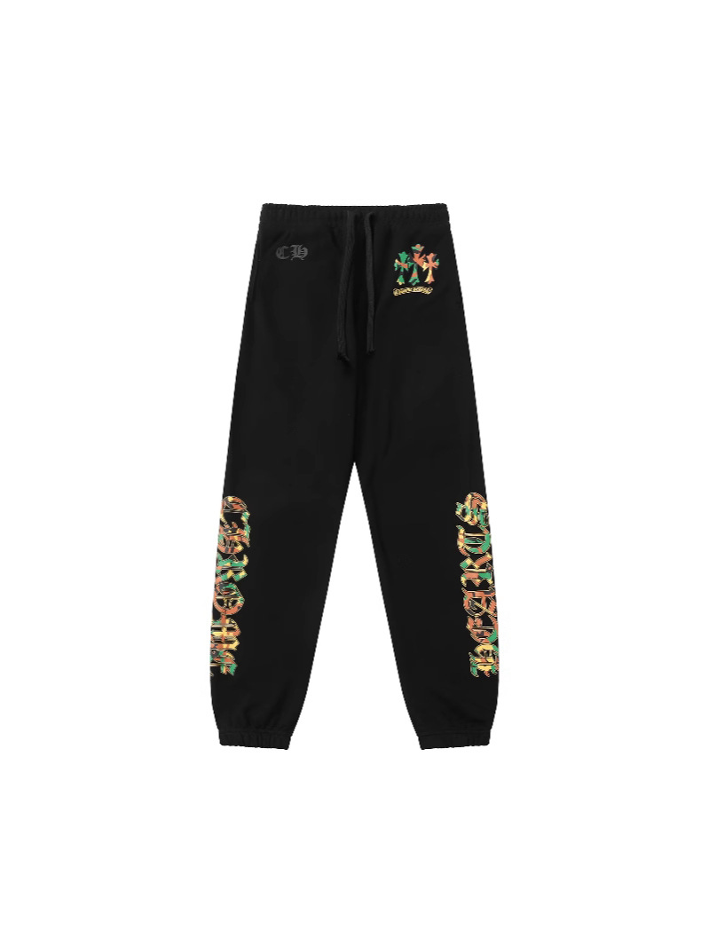 25SS Correct Version Crowe Fall/Winter New Camouflage Cross American Casual Pants Leg Pants for Men and Women