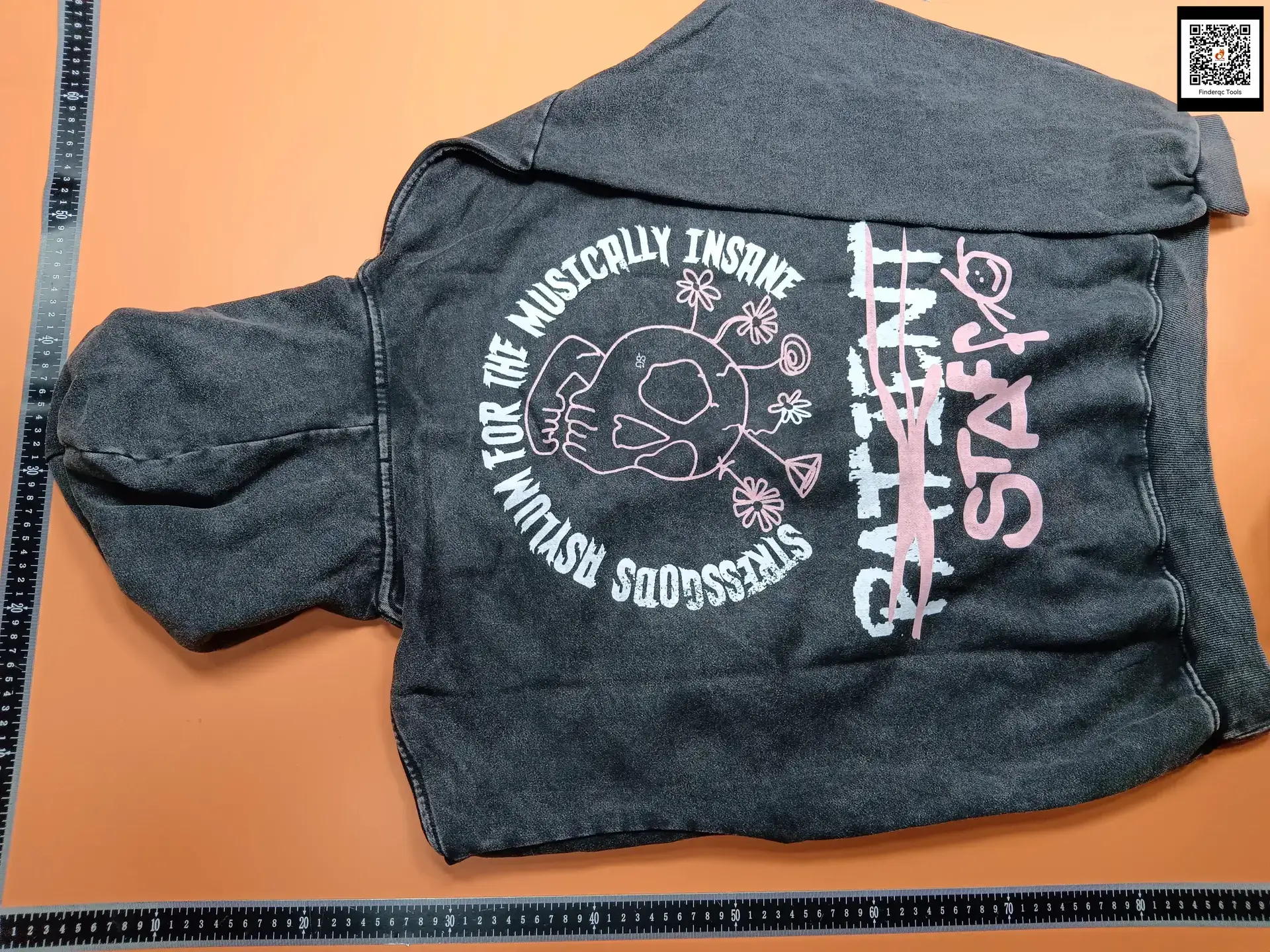 American Style High Street Fashionable Brand Vintage Old Washed Ins Printed Hooded Sweater Loose Vibe Hoodie Men's and Women's Fashionable