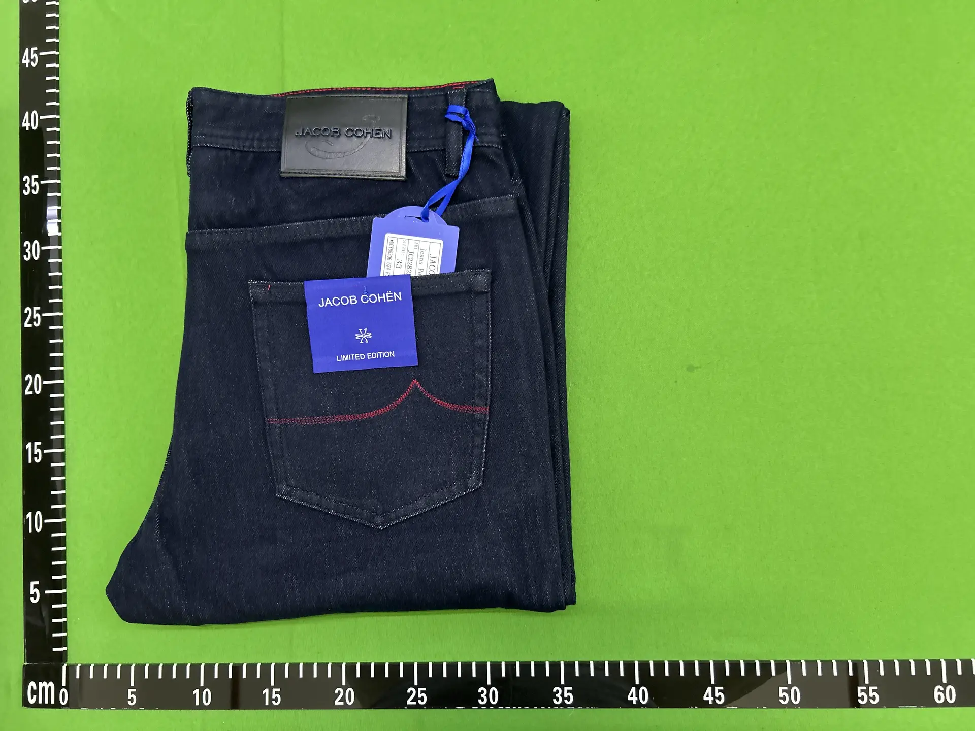 Jacob Cohen Denim 2025 Fall and winter Thick New Plaid British Embroider Heattech Men Casual Trendy 30-42