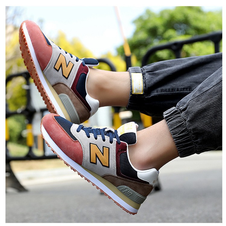 Putian Shoes Pure Original Authentic Autumn and Winter Retro 574 Sneakers Running Shoes N-Style Shoes Women's Casual Versatile Shoes Official Website
