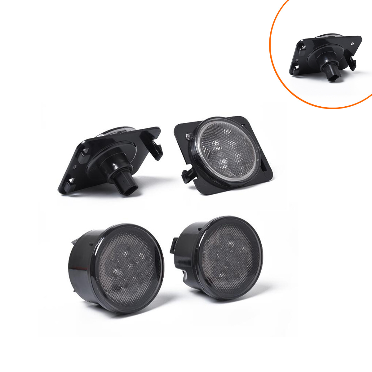 Foreign Trade Supply Modification Suitable for Jeep Wrangler Turn Signal Light Gear Plate Side Light Combination Cross-Border Ebay