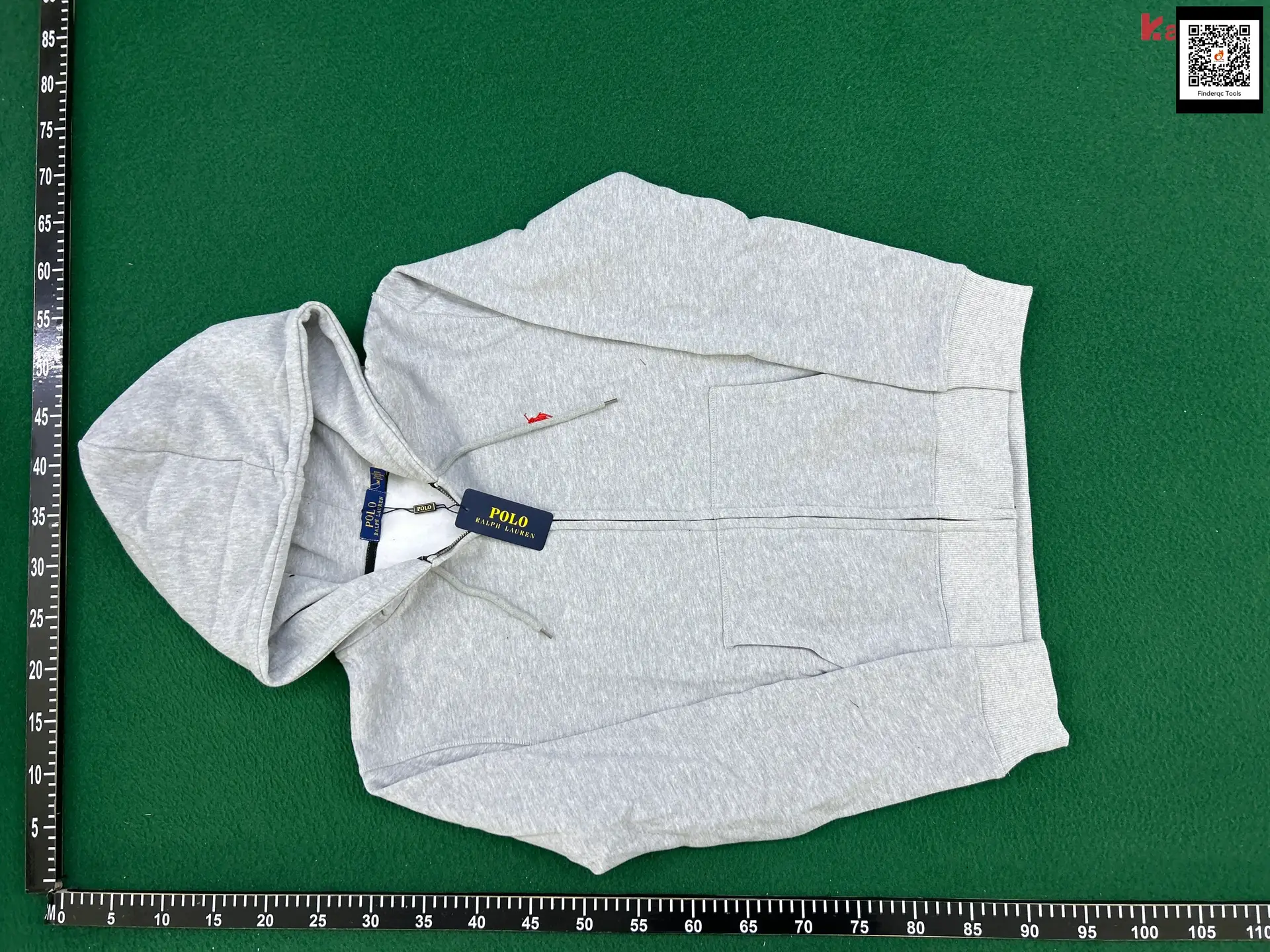 Polo Ralph Lauren Full Zip Hoodie Grey