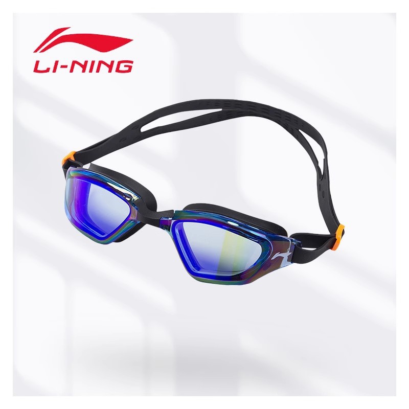 Li Ning swimming goggles 2024 new HD anti-fog anti-ultraviolet waterproof men's and women's swimming glasses professional diving equipment