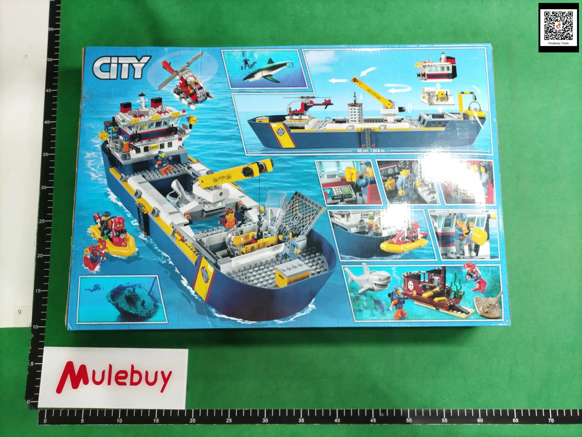 City Group 60266 Ocean Adventure Giant Wheel Base kids Assemble Chinese Building Block Ship Toy Boy 11617