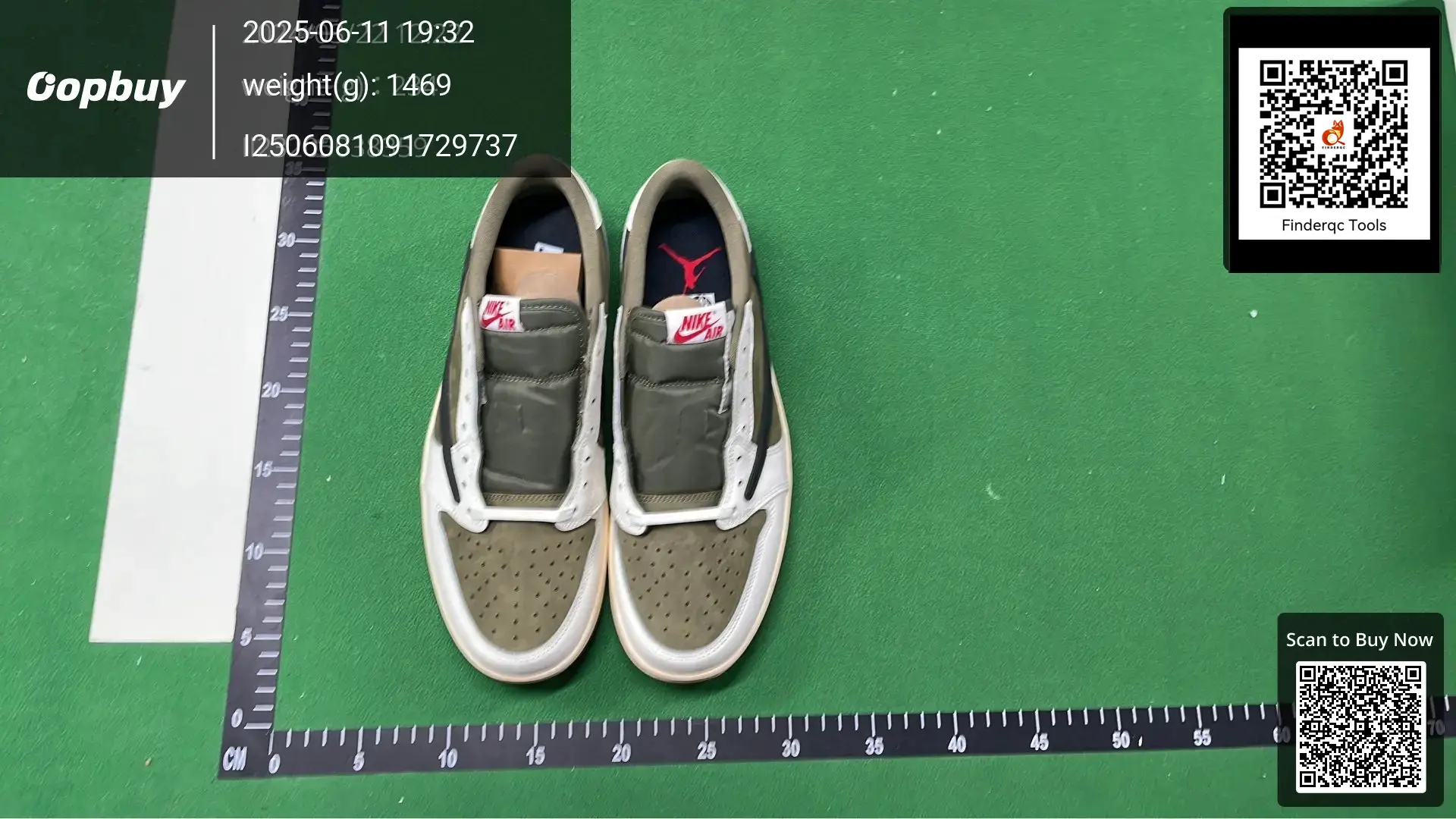 Nike Air Jordan 1 Low Travis Scott Olive