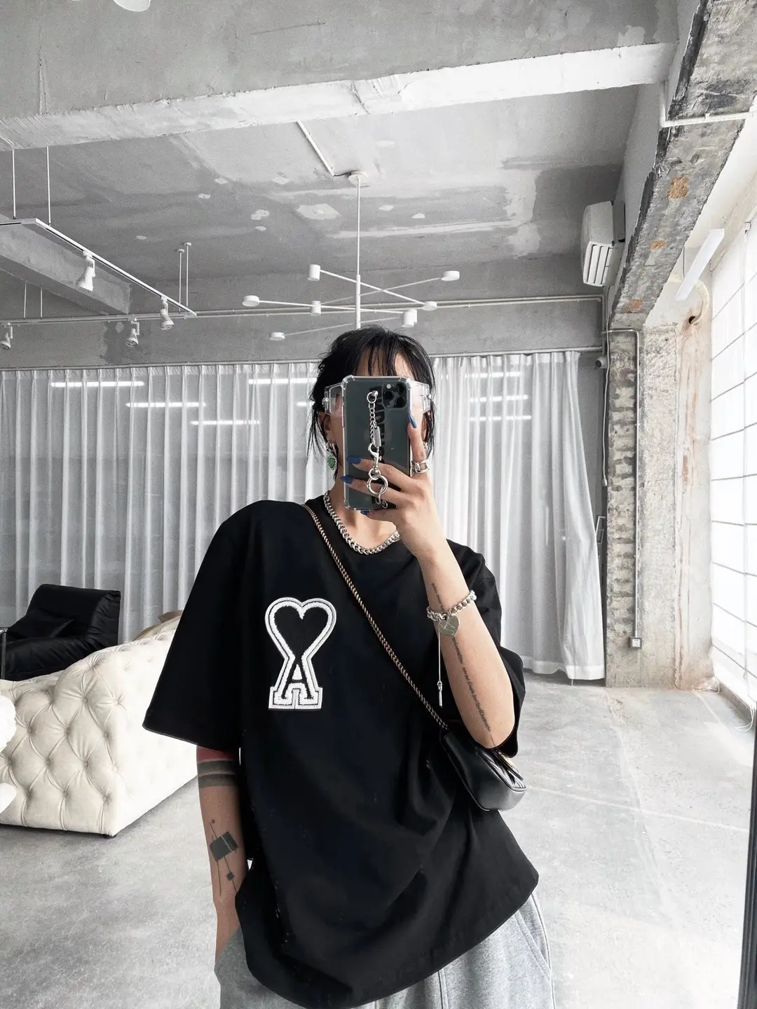 AMI Paris T-Shirt Black