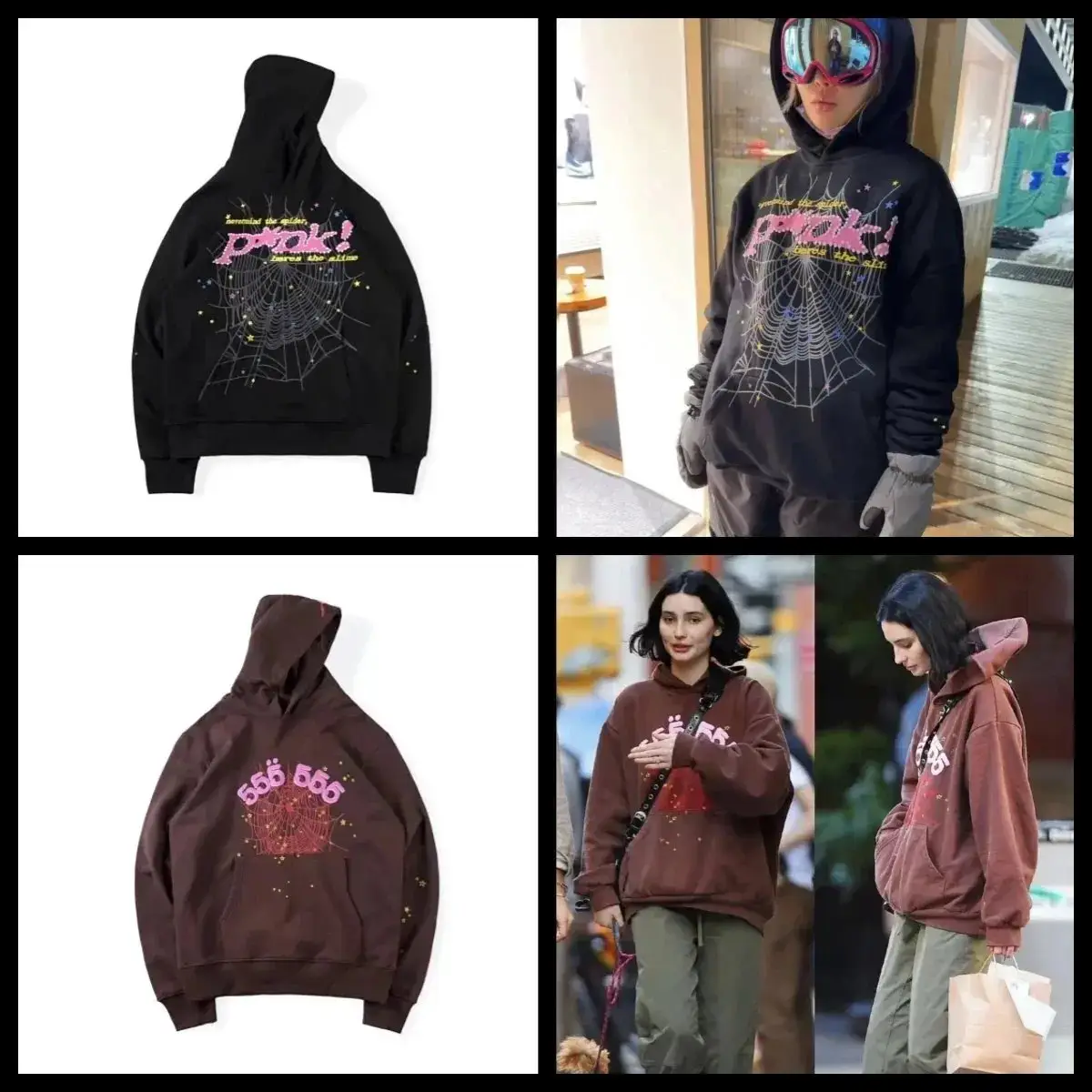 Spiderweb graphic hoodies