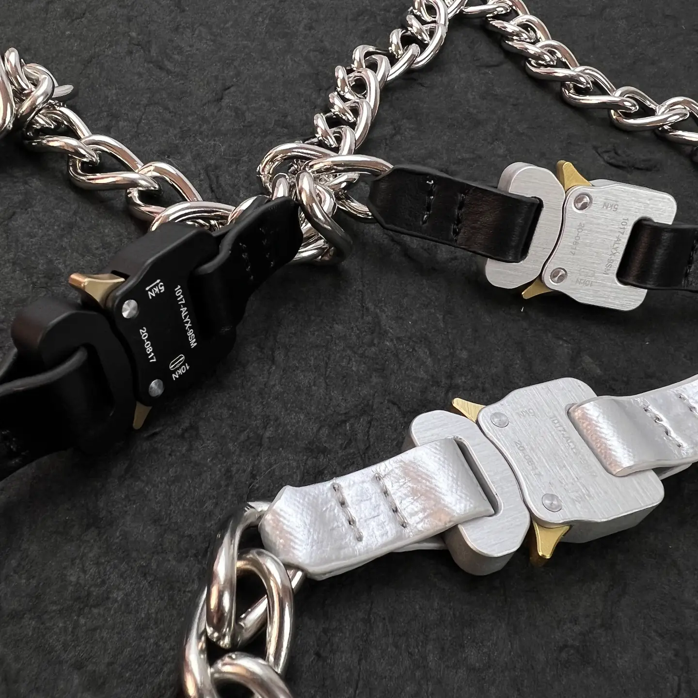Gy Alyx Metal Clasp Chain Necklace Pendant Unisex Niche Hip-Hop European and American Style Cuban Chain Necklace