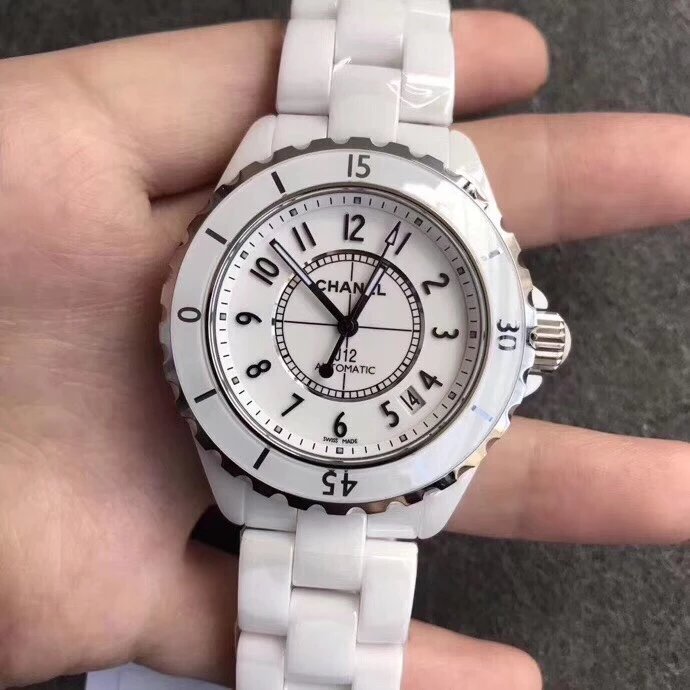 KOR 香奈儿J12 陶瓷壳 男款机械38mm               女款石英33mm