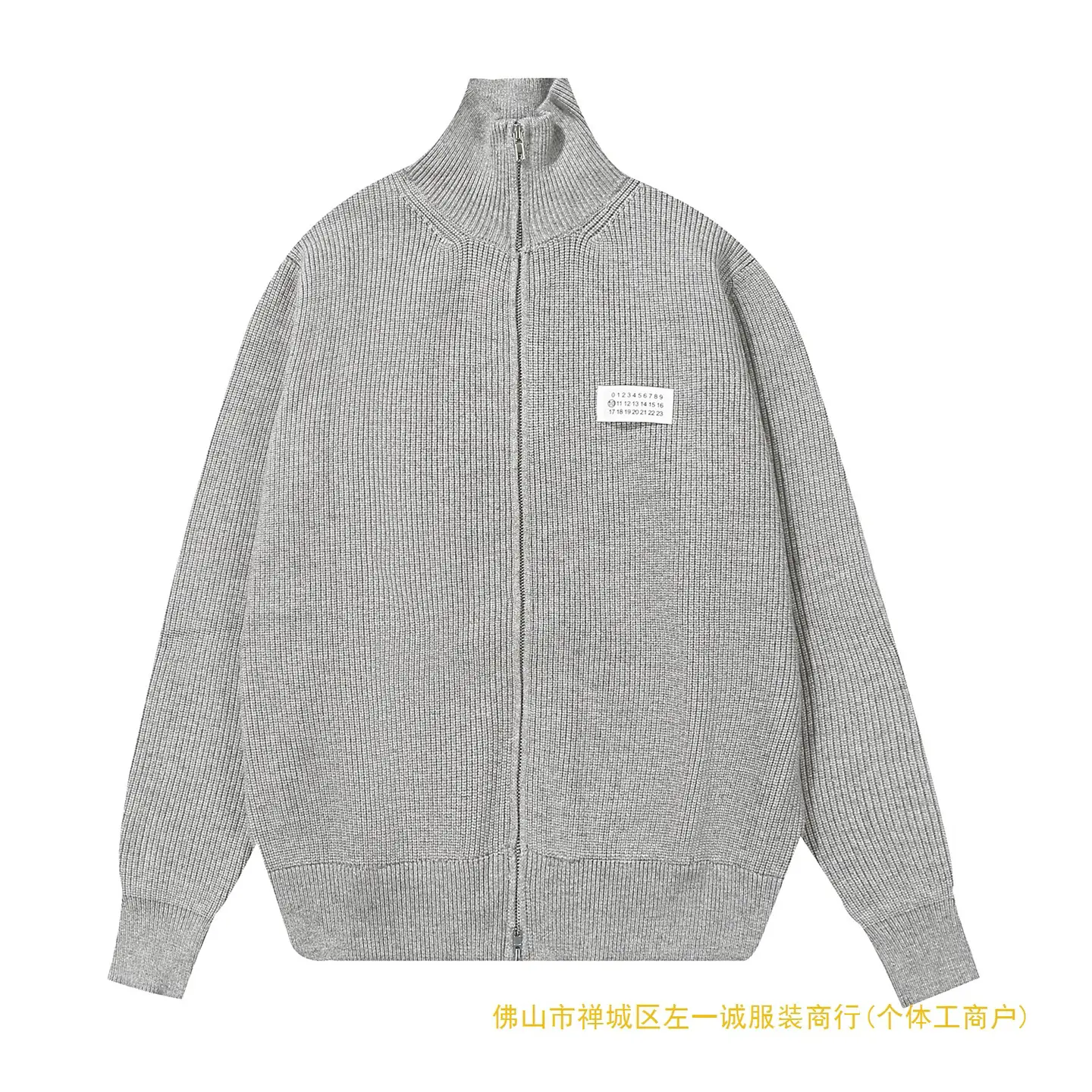 MM6 跨境马吉拉高品质开衫毛衣男秋冬慵懒风外套宽松女羊毛针织衫