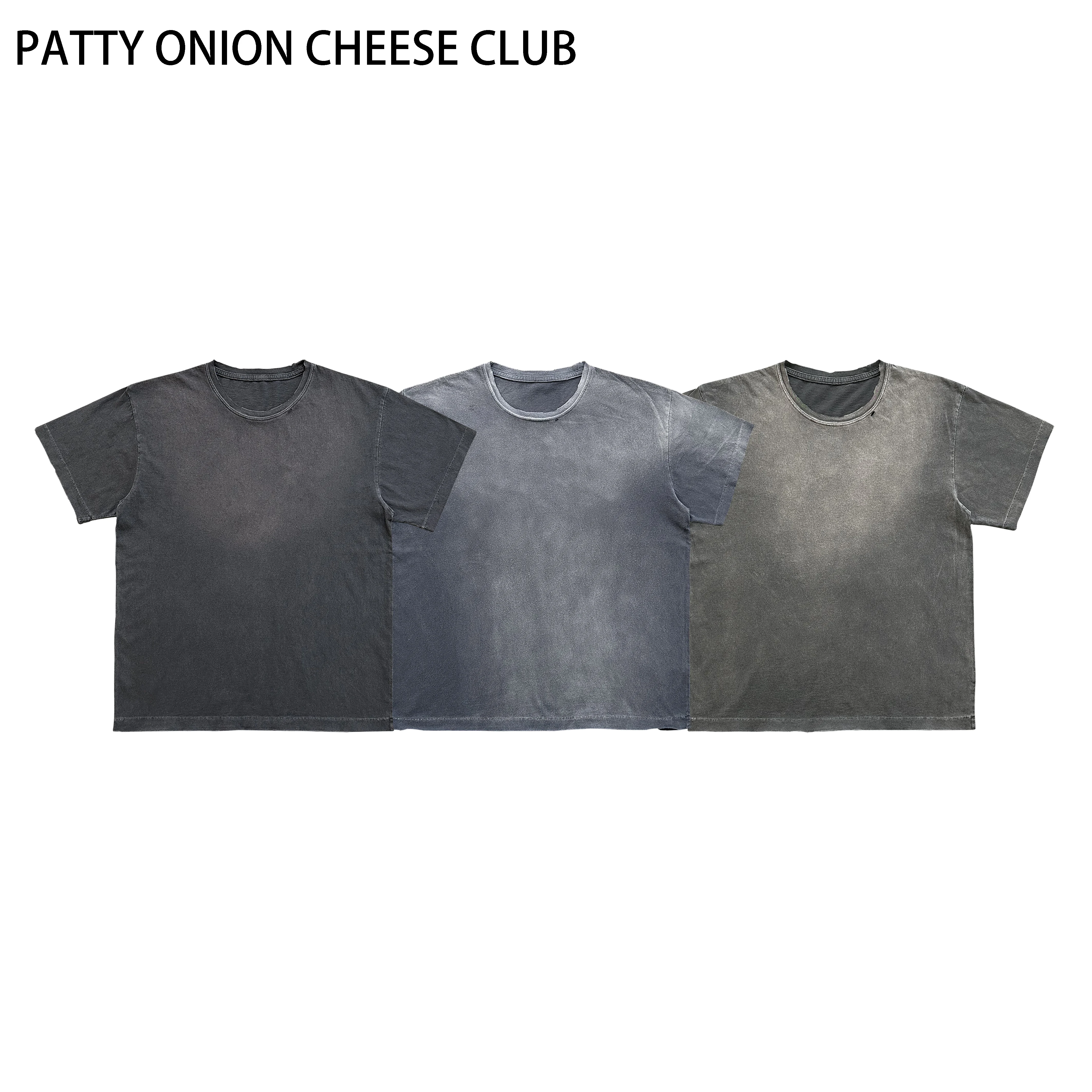 Ration T: Wash water damage, make old, single seam short sleeved shirt, 160g