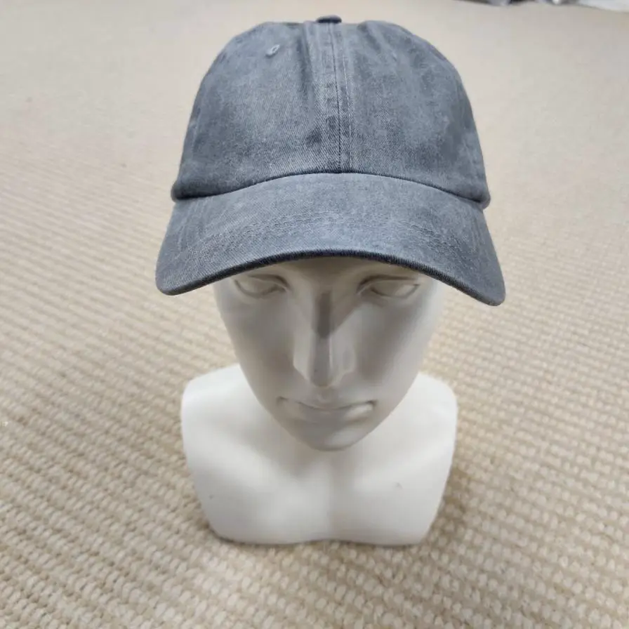 Artie Men's Clothing | New Washed and Distressed Batik European and American Style Duck Tongue Curved Brim Baseball Cap for Men and Women