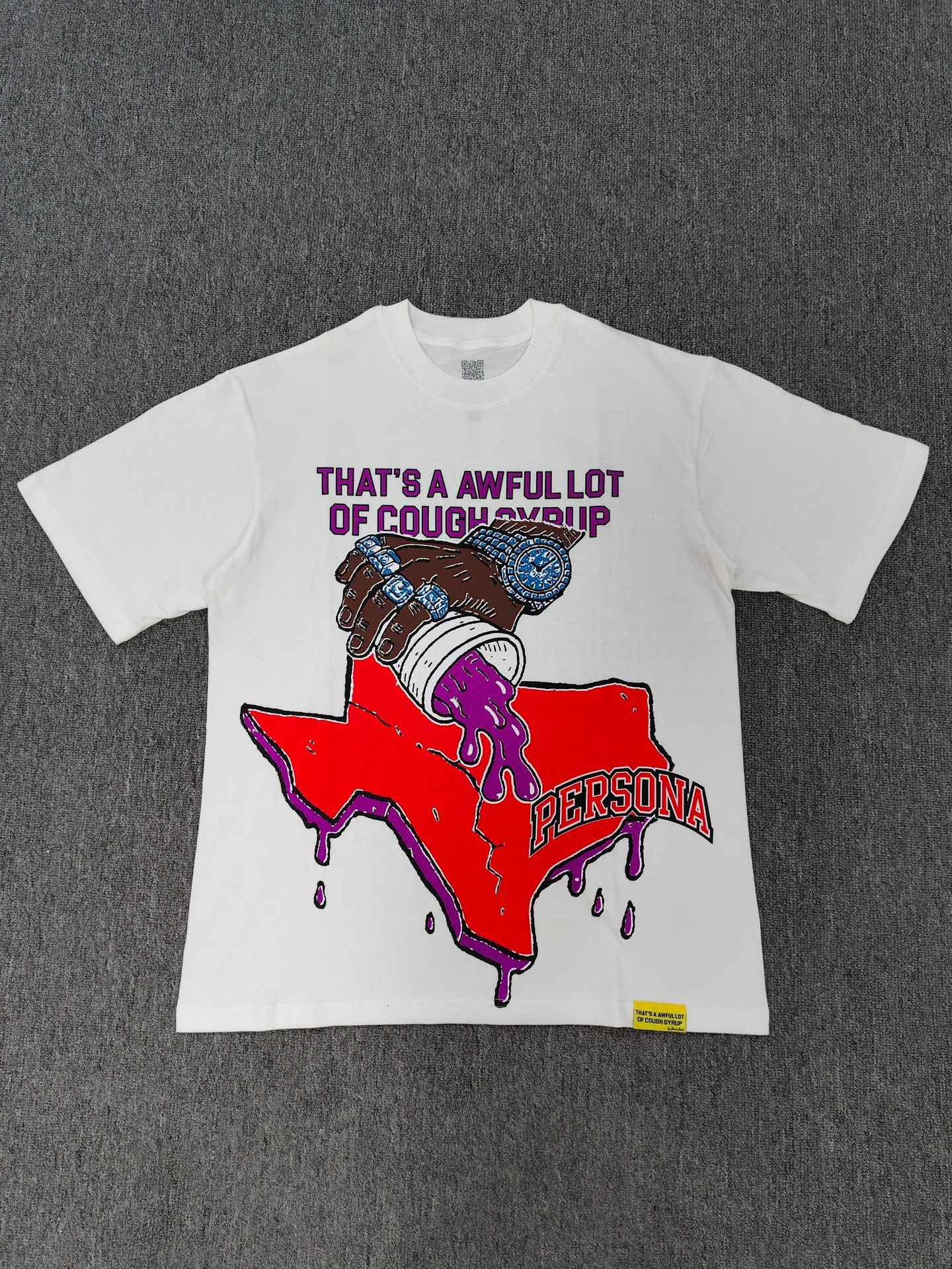 That's a Awful Lot of Cough Syrup Hand-Printed Syrup Short-Sleeve T-Shirt and Shorts Set