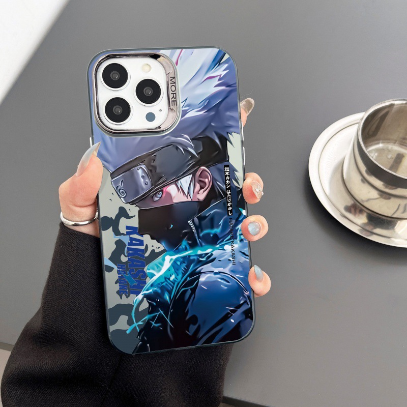 Imd Color Silver Case Suitable for Apple 17 Shockproof iPhone 16 Full Edge Protection 15 Matte Naruto Shockproof 14 Colorful Case 3