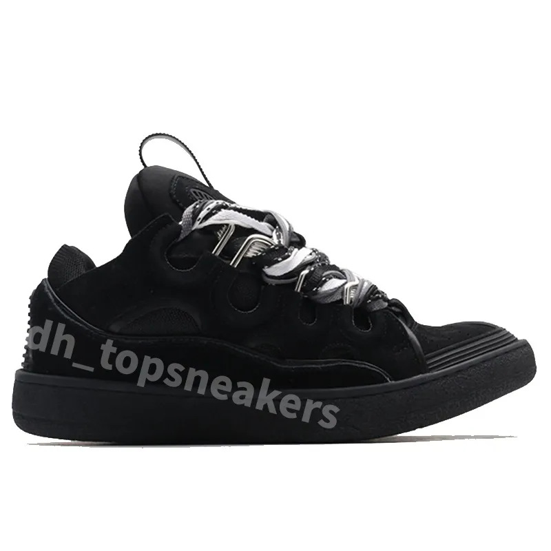 In-Stock European and American 2025 Hot-Selling Lanvin Bread Shoes, Thick-Soled Lace-Up Dad Shoes, German Training Shoes, Casual Sneakers
