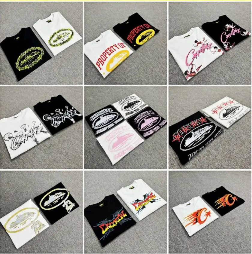 Foreign Trade Wholesale Alcatraz Island Basic Series Short Sleeve Phantom Letter Logo Printed T-Shirt Summer Couple Dress