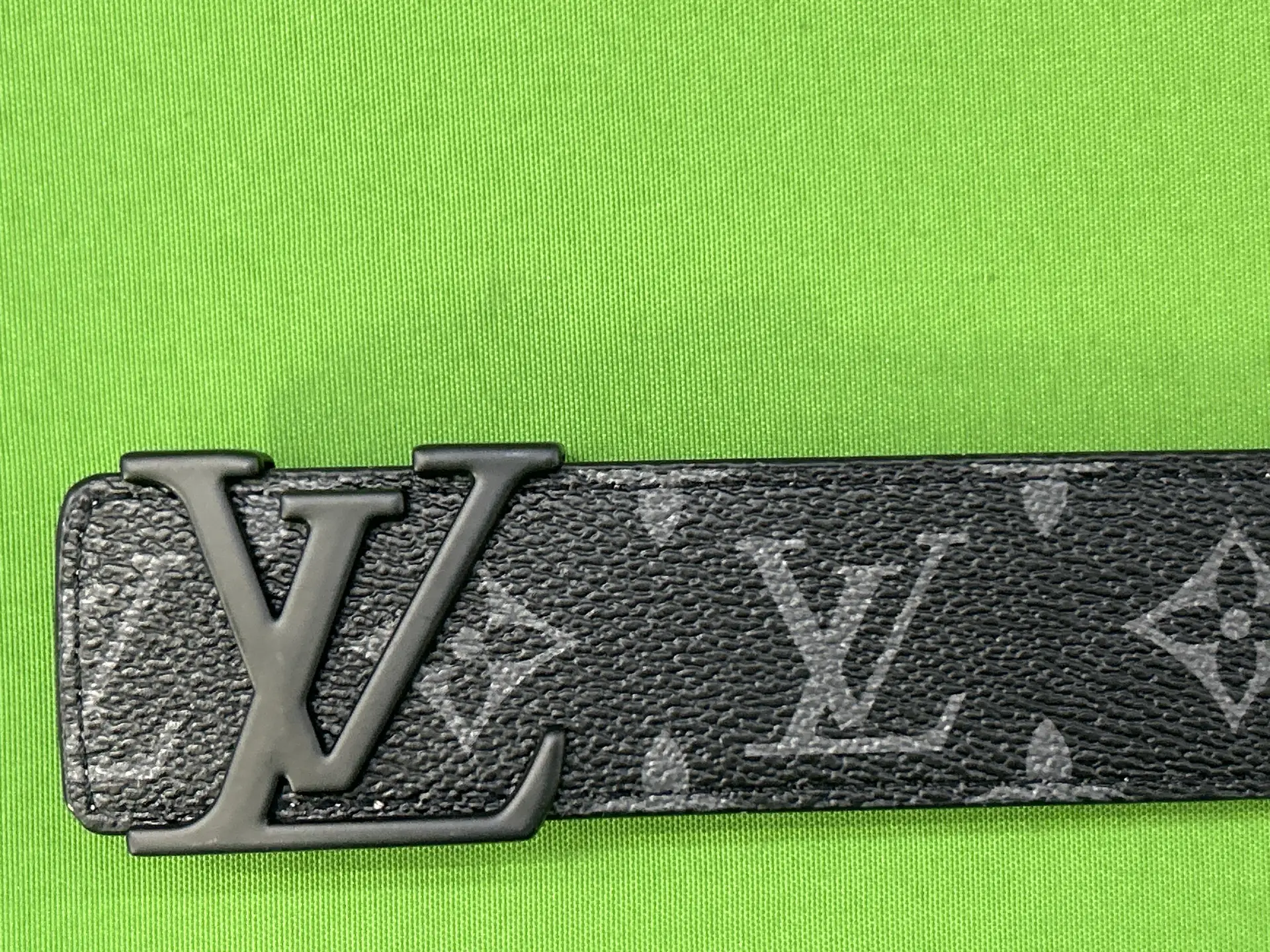 Louis Vuitton Monogram Belt Black