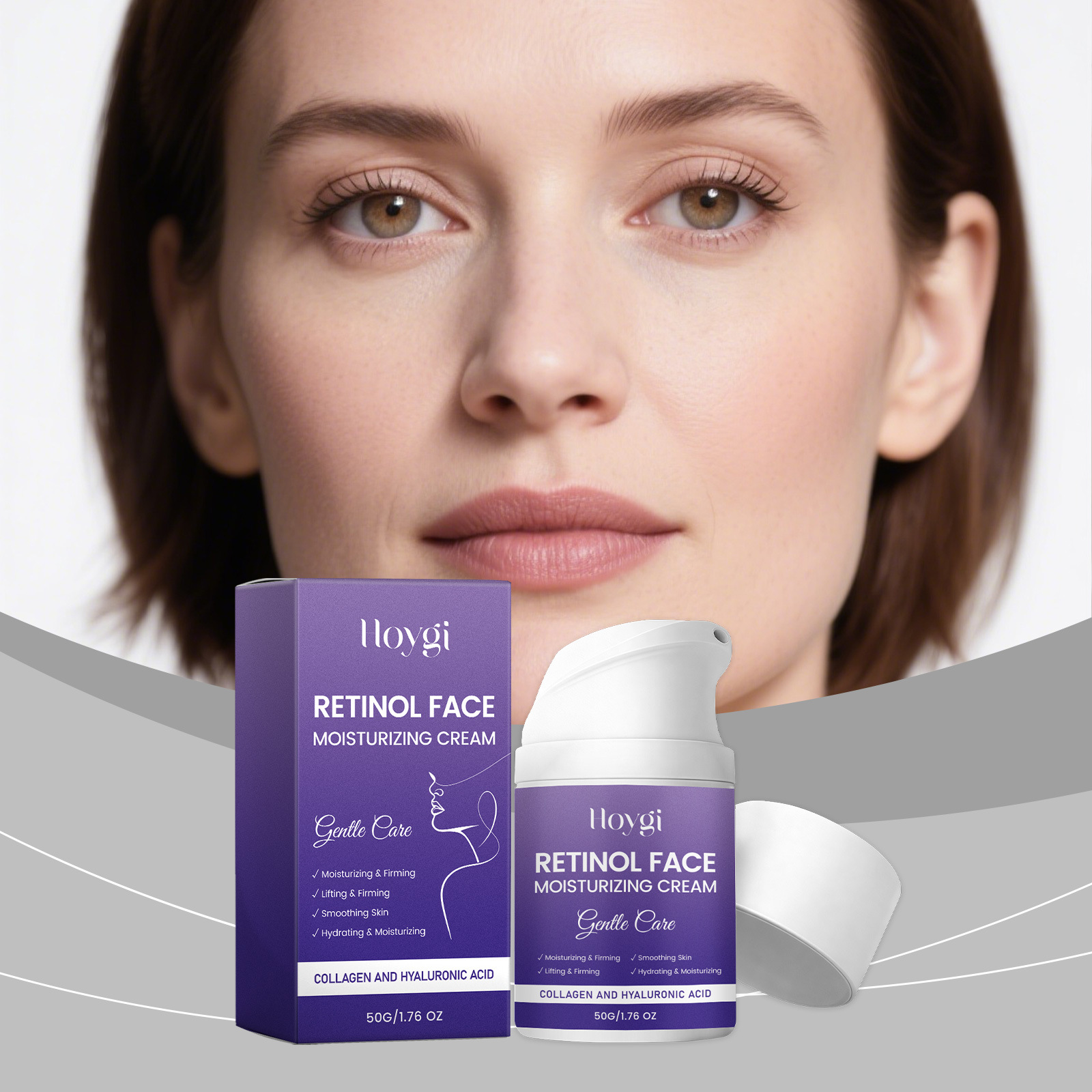 Hoygi Retinol Facial Moisturizing Cream Hydrating, Refreshing, Radiant, Translucent, Smooth and Delicate Skin Cream